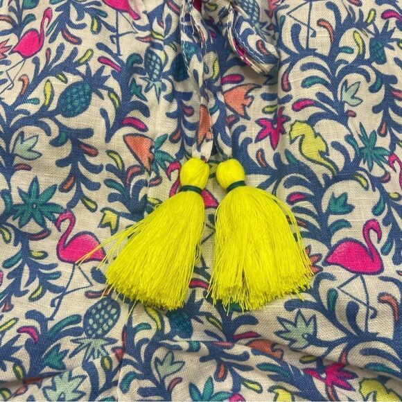 Ladies Vineyard Vines Flamingo Floral‎ Print Cotton Short Size XS - Picture 6 of 9